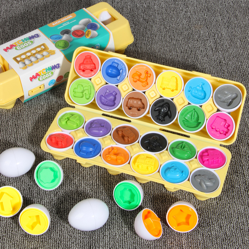 卵ネジ 3D パズルモンテッソーリ学習教育数学おもちゃ子供形 - Kids Toys 2 Year Old のレビューと価格