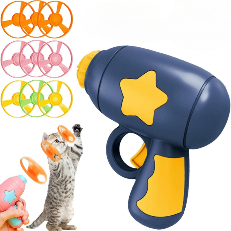 トンボ型カタパルトピストルキャットフェッチトイ、フライングデ - Catapult Launcher Toy のレビューと価格