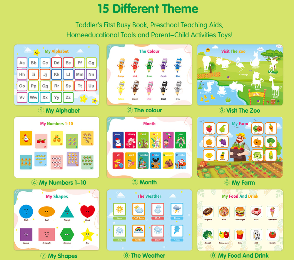 子供のためのビジーブック,ステッカー付きの2〜5歳の子供のた - Kids Toys Now のレビューと価格