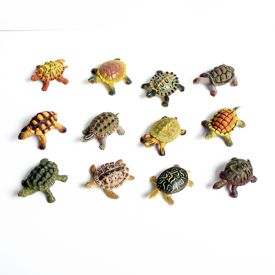 リアルなミニチュア潜水艦海タートルモデル、海の動物亀の置物、 - Kids Toys Under 1 Year のレビューと価格